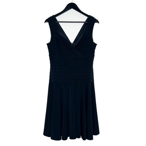 White House Black Market Dresses & Skirts - WHBM Dress Sleeveless Pleated Flowy Tiered Formal Mini Black Dress